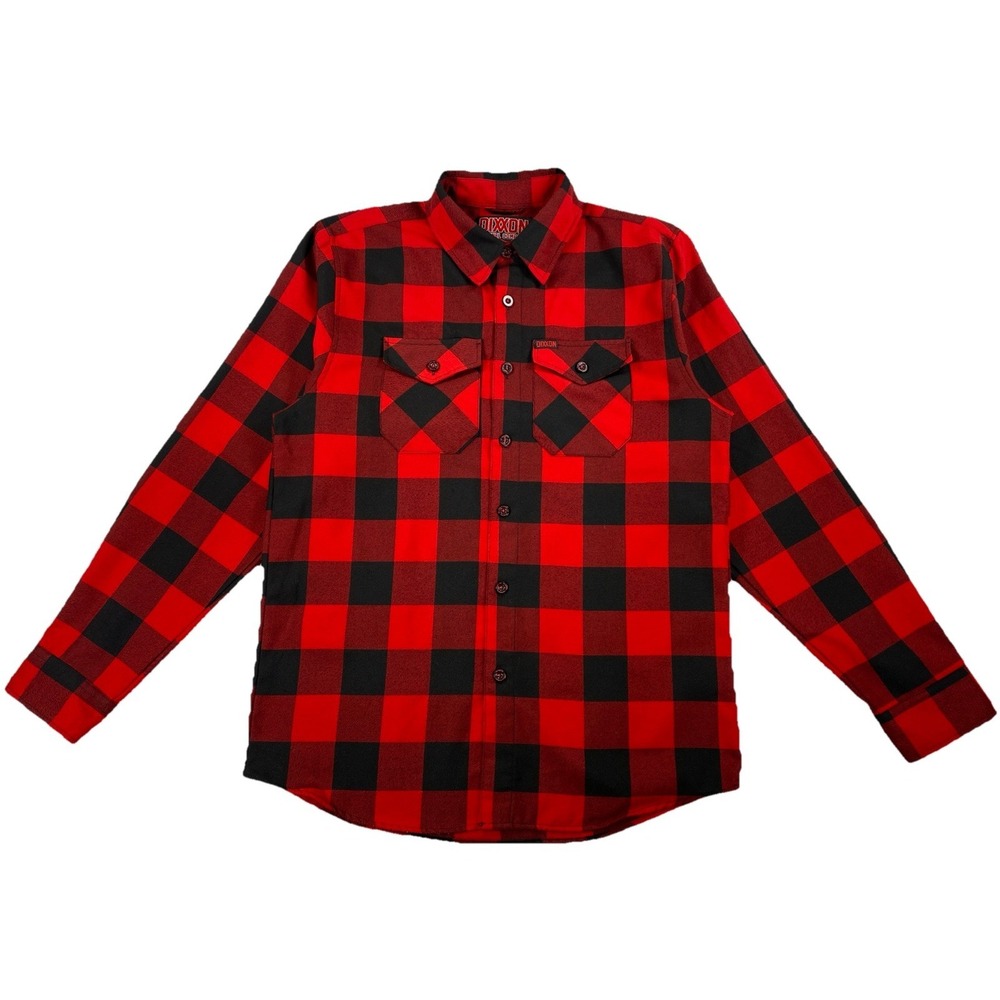 Dixxon Flannel REDRUM Shirt Men's Medium Red Plaid Button Down